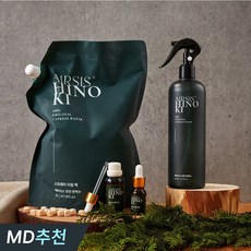 에어시스 피톤치드 천연 100% 편백수 원액 + 스프레이 공병 + 편백큐브, 1개, 2L