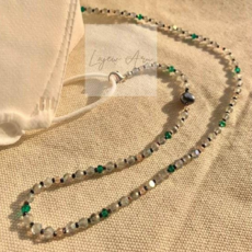 흑진주목걸이반지셋트