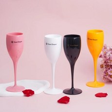 골든블랑샴페인 유리 샴페인 VeveClicquot 와인 잔 식기 세척기에 안전한 흰색 투명 잔, 500ML pink