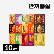 한끼통살 통 닭가슴살 100g 20종 골라담기 (10개입), 통살 데리야끼맛 (10개입), 10개