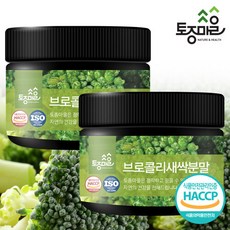 [토종마을] HACCP인증 국산 브로콜리새싹분말 100g, 2개