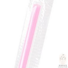 꿈열매 50P 일회용 주름 빨대 일회용빨대, 4x160mm, 1개, 50개입