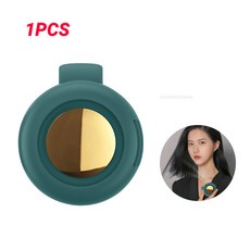 휴대용 USB 충전식 걸이식 목 선풍기 허리 선풍기 미니 야외 스포츠 클립 온 보조배터리 포함 4000mAh, Green 900mAh 1, Green 900mAh 1, 1개