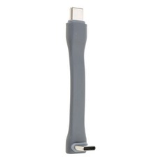 USB C 수컷에서 USB C 남성 90도 각도 데이터 플랫 FPC 핸드폰 지원 20GBPS 4K 4K@60Hz 데이터 전송, 회색, 1개