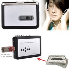 [해외] Ezcap 231 USB 플래시 드라이브에 MP3 변환기에 오래된 카세트 테이프 자동 반전 재생 기능을 가진 워크맨 선수 없음 PC 필요 없음, 상세내용표시