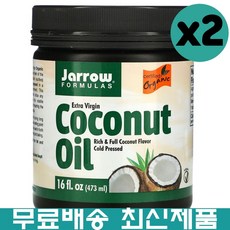 자로우 코코넛오일 엑스트라 버진 재로우 포뮬러스 저온압착 코코넛 플라보 473g X 2팩, 2개