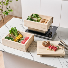 편백나무찜기요리