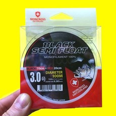 다사가 몽크로스 민물낚시 원줄 블랙 세미 플로팅 모노줄 낚시줄 100M, 다사가5호, 1개