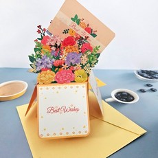 올오브홈 생일 카네이션 어버이날 스승의날 감사 입체 카드, 올오브홈카드A 올오브홈카드A