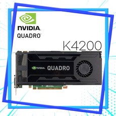 NVIDIA Quadro K4200 D5 4GB 작업용 그래픽카드 DP DVI