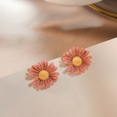 국화귀걸이