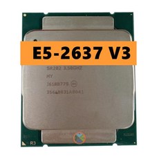 Xeon E5-2637 V3 3.5GHz 쿼드 코어 15M LGA2011-3 135W DDR4 2133MHz E5 2637V3, 한개옵션0