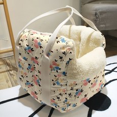 겨울 따뜻한 반려동물이동가방 산책 고양이 포대기 이동가방 고양이캐리어, 1개, S6
