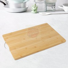 구름상회 하이핸들 대나무 도마 50X34 키친, 1개