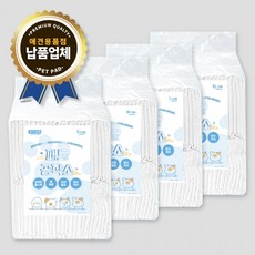 [패드공작소] 프리미엄 애견 배변 패드 S M L XL, 3개, 100개입 - 뽀시래기든든한강아지배변패드m100매