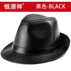 리얼 양가죽 모자 남성 신사 페도라 중장년 모자