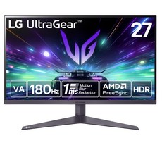LG LG UltraGear 27GS50F-B 게이밍 모니터 27.0인치PC게임 가정용 게임풀 HD(1920×1080)