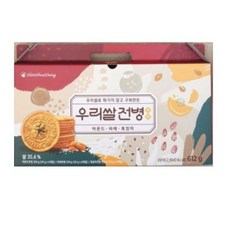 신화당 우리쌀 전병 세트 648g, 흑임자 36g x 6p + 파래 36g x 6p + 아몬드 36g x 6p, 1세트