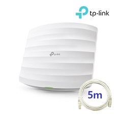 티피링크 EAP225＋랜선 5M 무선AP MU-MIMO 기가비트 액세스 포인트 세트 - eap225