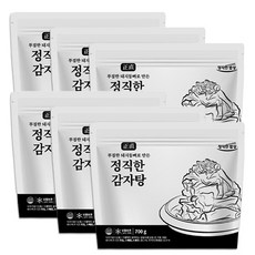 정직한밥상 정직한 감자탕, 700g, 6개