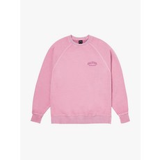 LETTERING PIGMENT DYED SWEAT-PINK 171938