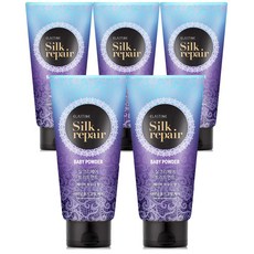 엘라스틴 실크리페어 샤이닝 트리트먼트 베이비 파우더향, 300ml, 5개