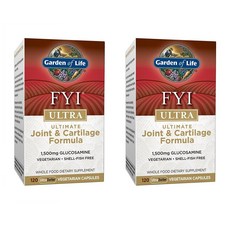 가든오브라이프 글루코사민 120정 2통 Garden of Life Glucosamine 120 Capsules 2 pack
