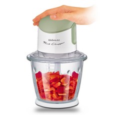 키친아트 야채다지기 마늘 고기 이유식 전동 다짐기