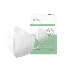 KF94 2D 새부리형 비포레 웰빙파인더스 황사마스크 화이트 50매/100매, 50매