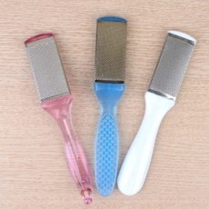 손잡이 양면 단면 각질 굳은살 제거기 발 버퍼 스테인레스 재질, 단면(7-4)