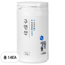 크리오 생활물가 구연산 다목적 세정제, 14개, 1kg