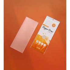 코퍼커버 항균필름 프리미엄 스티커 구리필름 셀프인테리어 로즈골드 PET 필름 스티커 2매, 1개