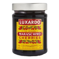 Luxardo Gourmet 마라스키노 체리 - 400g 병 Luxardo Gourmet Maraschino Cherries - 400g Jar, 1개