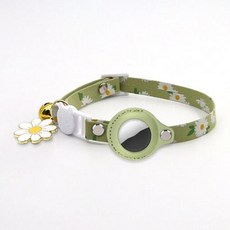 애견위치 초소형 gps 추적기 고양이 댕댕이 반려 동물위치추적 에어태그 트래커 개를 위한, Green