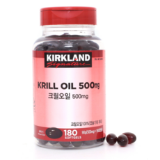 커클랜드 크릴오일 500mg X180정