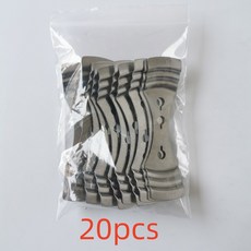금속 양초 심지 거치대 센터링 장치 제작 키트 용융 코어 보조 도구 용품, 20pcs, 20개