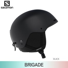 살로몬 [Salomon]살로몬 19/20 브리게이드 헬멧 블랙색/Brigade Helmet/프리스타일스키헬멧, 선택완료