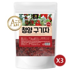 국산 구기자 100% 청양 건구기자 말린 구기자 열매 차 고지베리 국내산, 3개, 500g