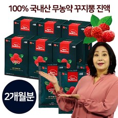 100% 국내산 홍여진의 당당한 신안 꾸지뽕 진액 2개월 4개월분 꾸찌뽕 열매 즙 차, 60개