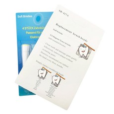 SB 4 7A 듀얼 클린 전동 칫솔 헤드 프로페셔널 케어 로터리 타입 치과 더블 헤드 SB4 7A 교체 브러시 헤드 4, 20pcs, 20개
