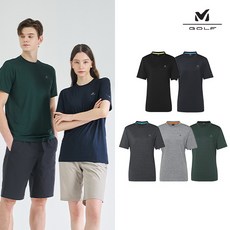 [KT알파쇼핑]밀레골프 24SS 라운드 티셔츠 5종 남녀공용