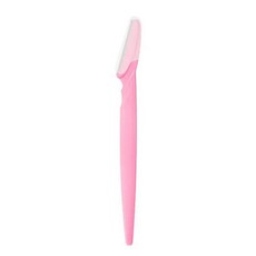 전동눈썹정리기 다듬기 여성용 눈썹 트리머 가위 빗 스틸 메이크업 미용, 1Pcs pink
