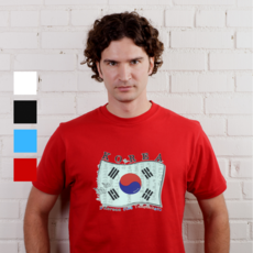 한국민예사 3D 입체발포 태극기 반팔 티셔츠