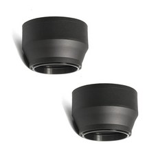 2 PCS UV 캡 후드 CPL FLD ND 졸업 렌즈 필터 고무 후드 72mm & 77mm, 2개