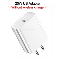 마그네틱 15W 무선 충전기 아이폰 12 프로 12 미니 Magsafe QC 빠른 충전 빠른 20W 미국 EU 영국 플러그 P, 06 US Plug