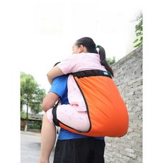 성인용어부바 포대기 어르신 환자용 스트랩 이동 보조기, 베이지 스몰