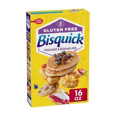 제너럴 밀 General Mills 제너럴밀 베티 크로커 비스퀵 팬케이크 및 홈베이킹 믹스 글루텐 프리 16oz(453g), 6개, 453g