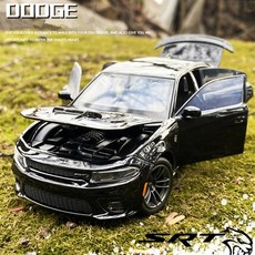 자동차다이캐스트 자동차모형 132 DODGE 충전기 SRT 헬캣 합금 스포츠카 모델 및 머슬카 시뮬레이션 컬렉션 선물