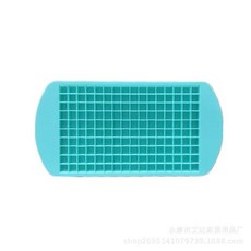 식품 수준 실리콘 아이스 큐브 메이커 160 사각 트레이 아이스크림 몰드 여름 음료 와인 밀크티 주방 용품, [05] green