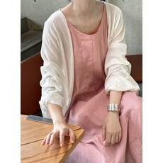 [BINIWU]여성 벌룬 가오리핏 자외선 차단 니트 카디건